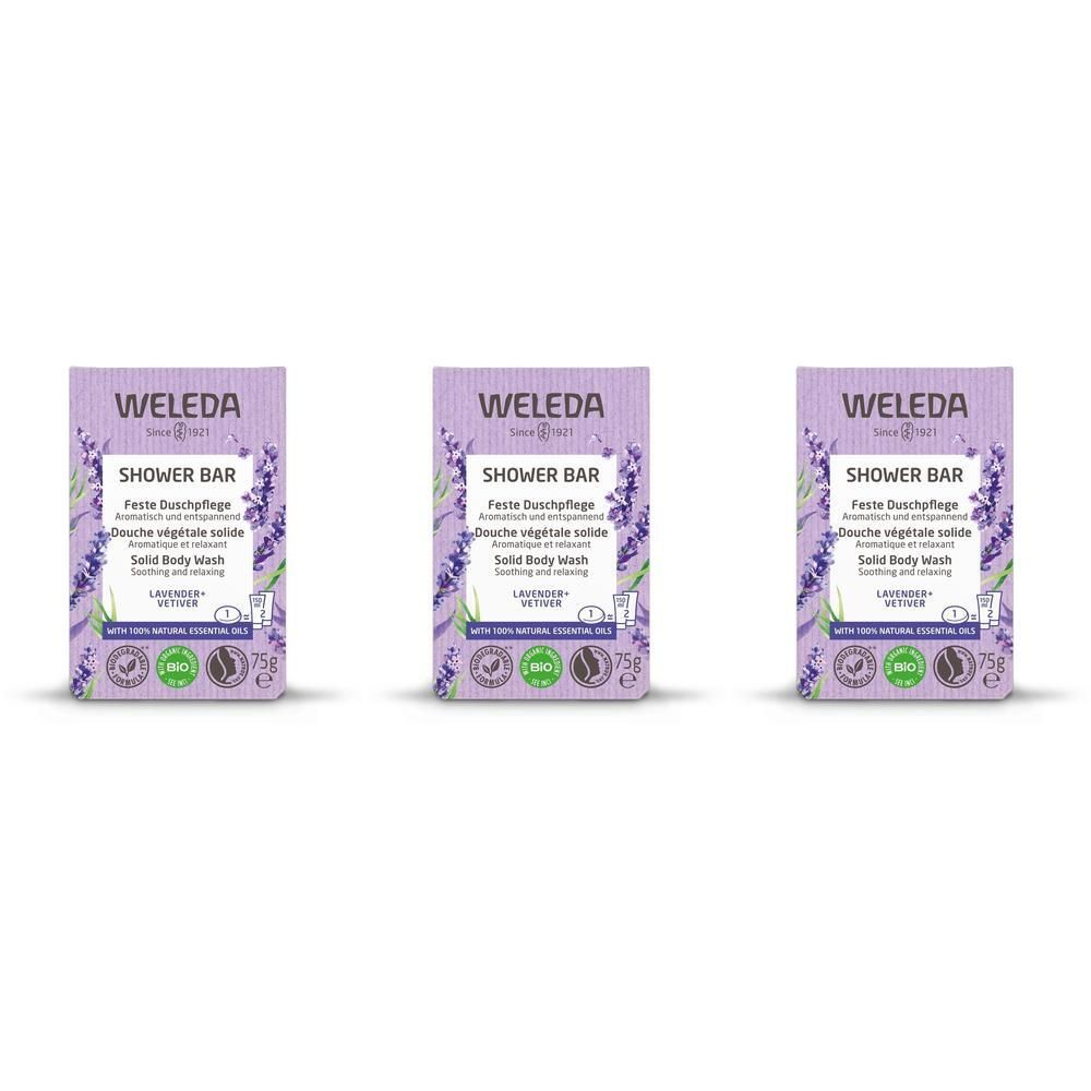 Weleda Douche Végétale Solide Lavande & Vétiver