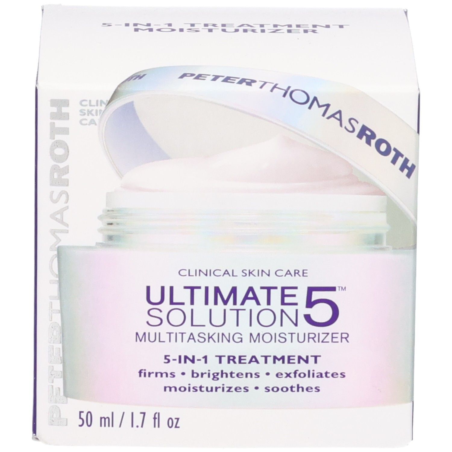 Emballage du Peter Thomas Roth Ultimate Solution 5 Multitasking Moisturizer.