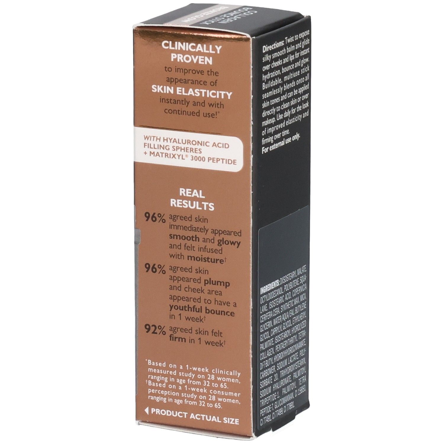 Peter Thomas Roth Instant FirmX Collagen Bounce Stick Bronze Glow : cliniquement prouvé.
