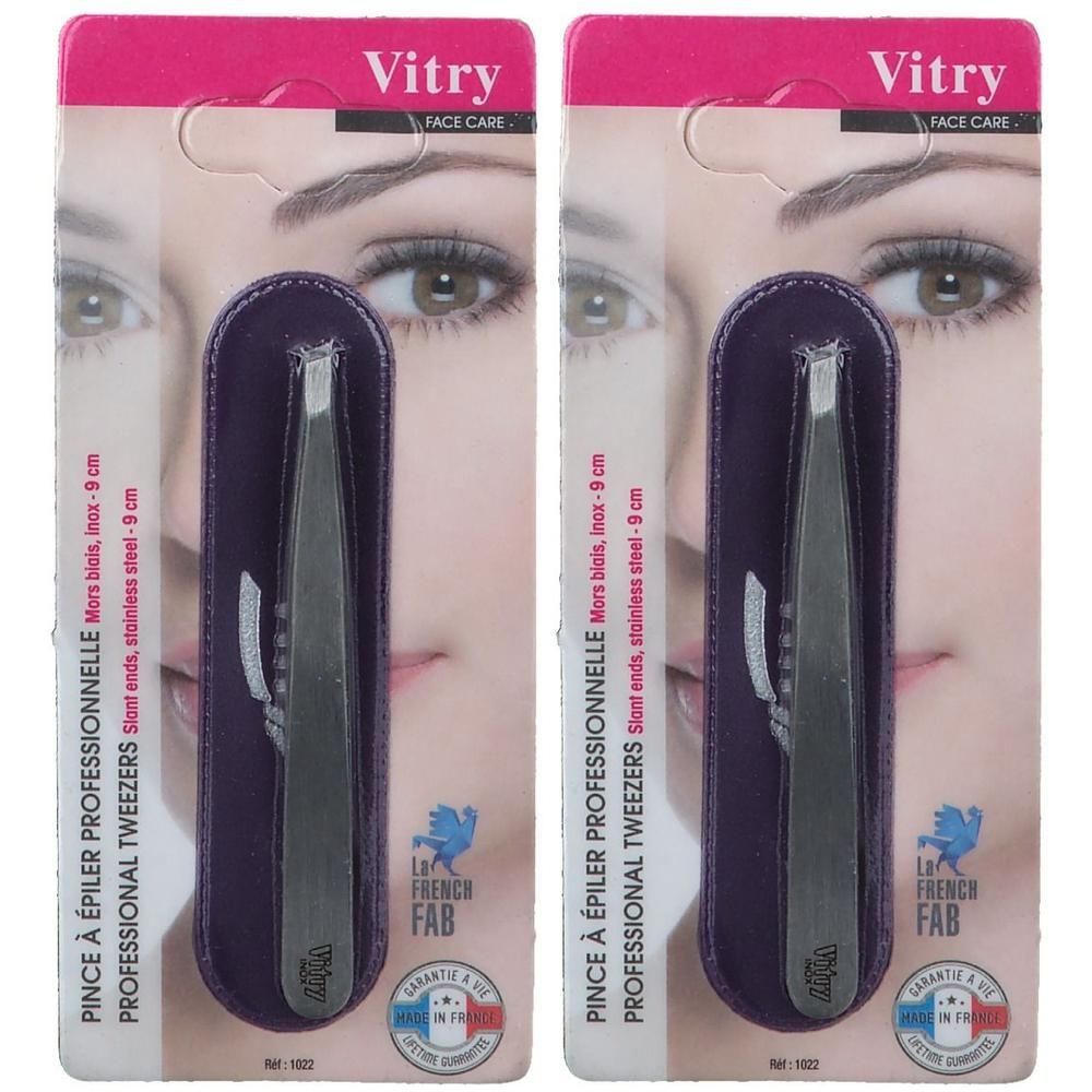 Vitry R22 Pincet Epil Schuin Inox