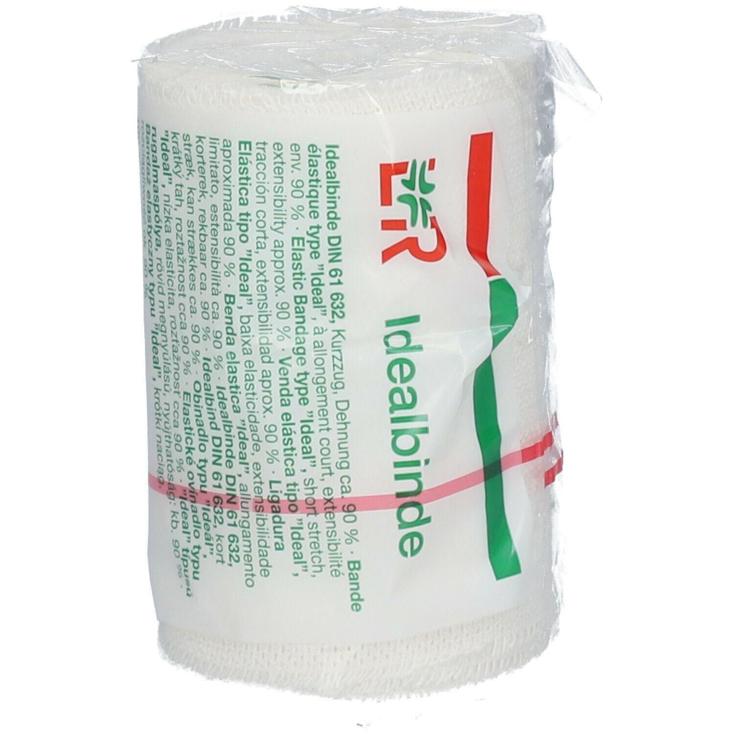 Bande élastique Idealbinde, DIN 61 632, environ 90% d'allongement.