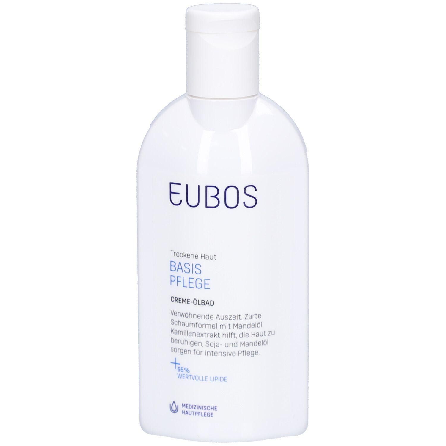Eubos Basis Pflege, bain crème-huile pour peau sèche.
