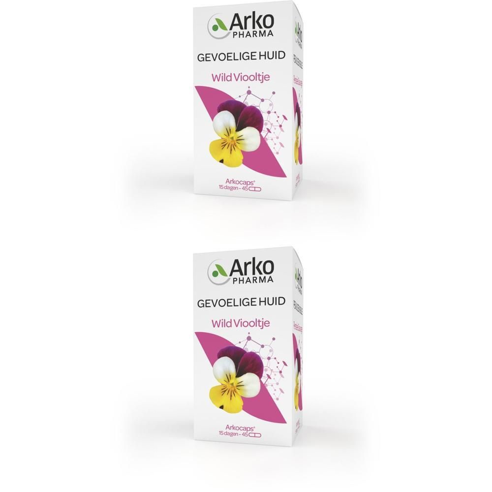 Arko Pharma Gevoelige Huid Wild Viooltje verpakking met bloemillustratie.