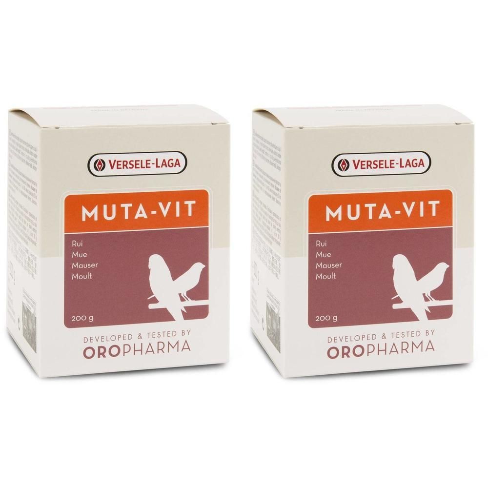 Twee verpakkingen Muta-Vit, 200g. Ontwikkeld en getest door Oropharma.