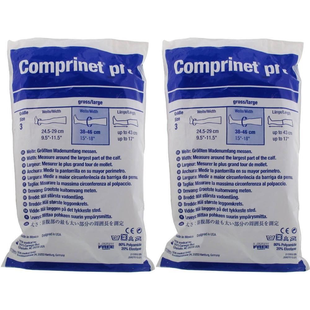 Comprinet Pro Knie Maat 3 77028 Wit