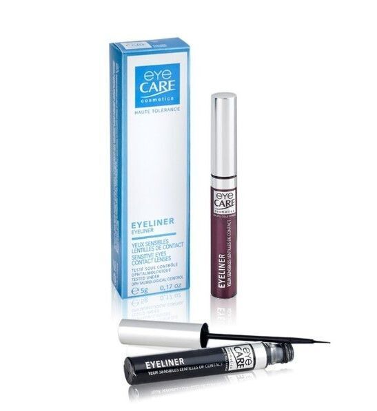Eye Care Eyeliner Anthracite 304 : stylo, pinceau et emballage.