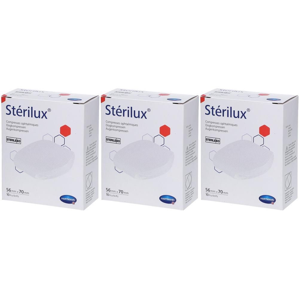 Hartmann Sterilux Oogkompres 56X70Mm