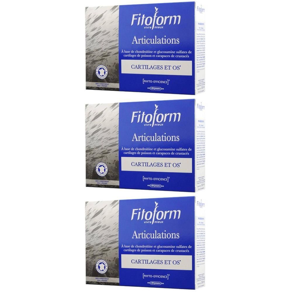 Drie dozen Fitoform Articulations voor kraakbeen en botten.