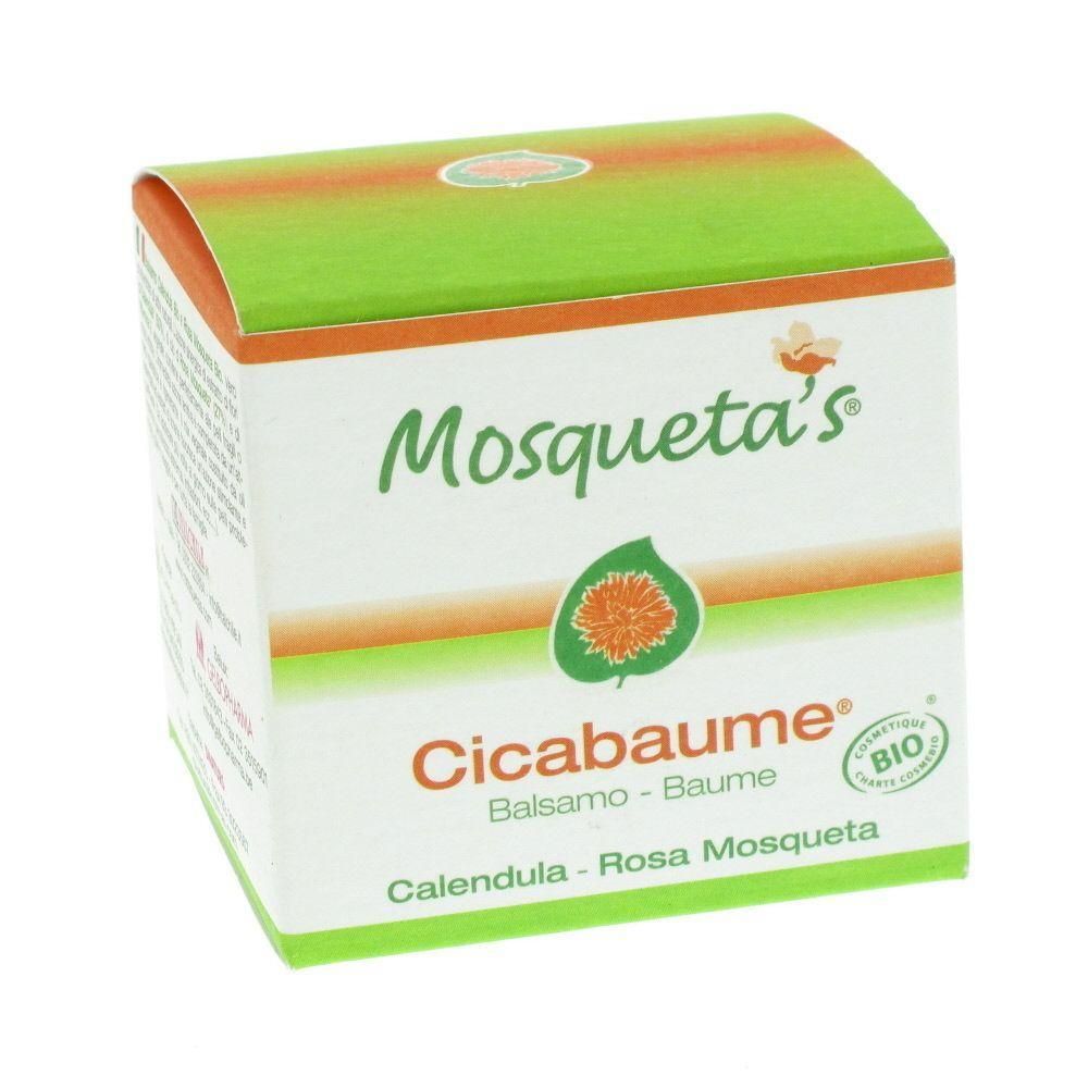 Mosqueta's Cicabaume Balsem met Calendula en Rosa Mosqueta. BIO-gecertificeerd.