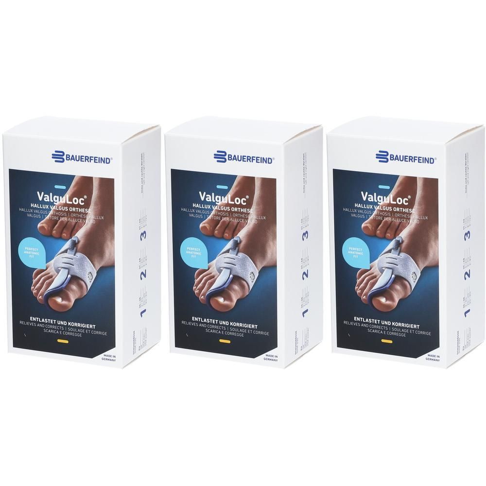 Bauerfeind ValguLoc Hallux Valgus orthese, maat 2, links. Ontlast en corrigeert.