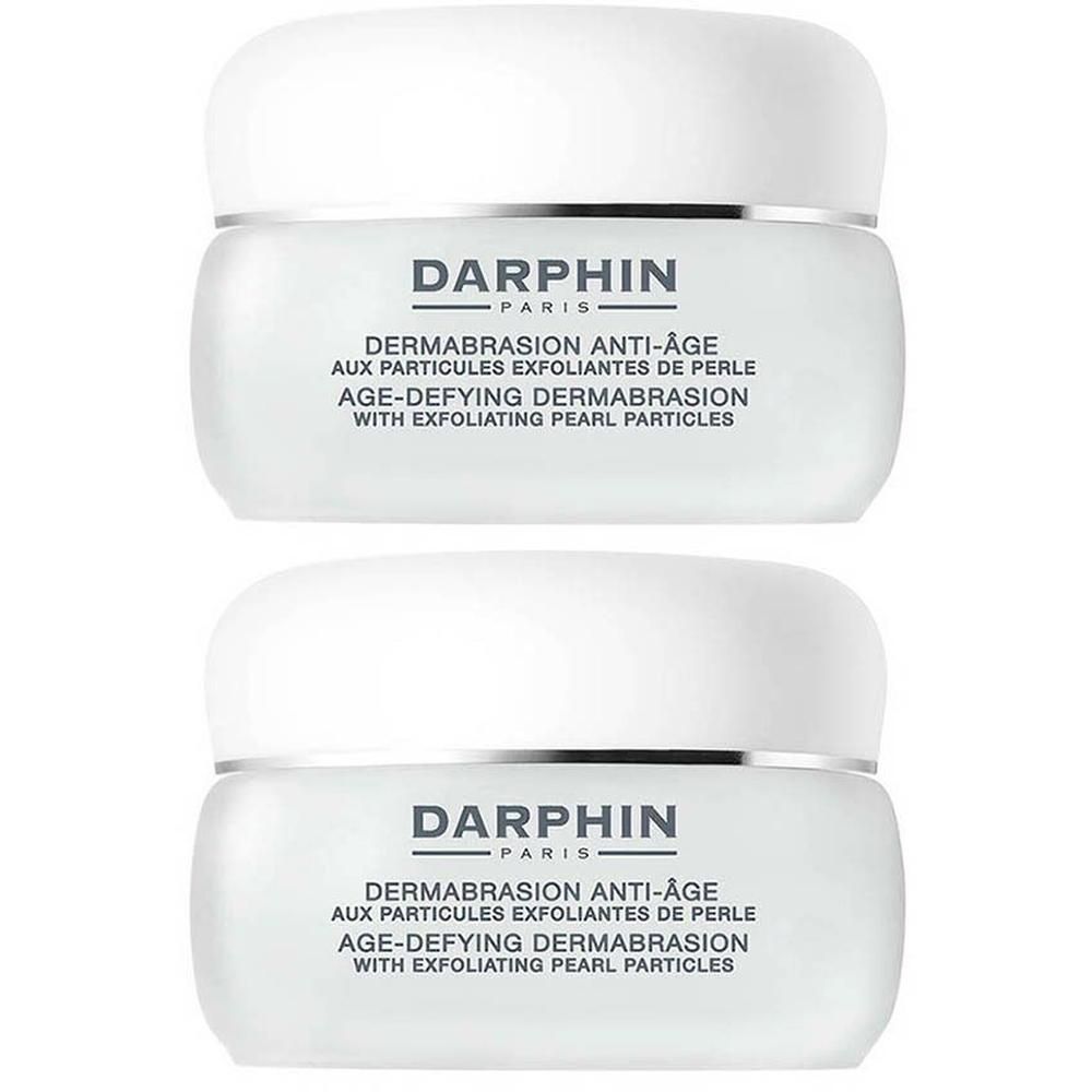 Deux pots Darphin Dermabrasion Anti-Âge aux Particules Exfoliantes de Perle.