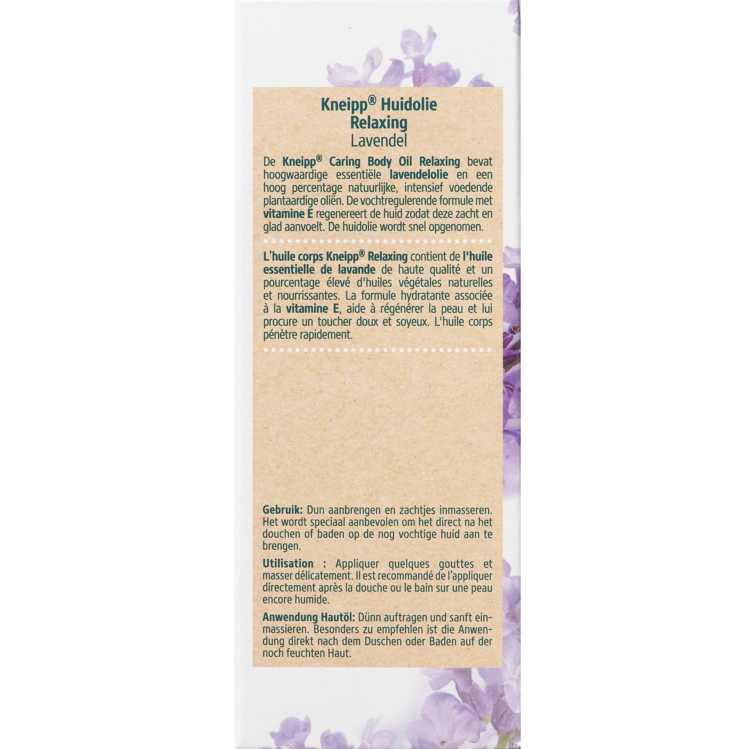Kneipp Huile De La Peau Lavande