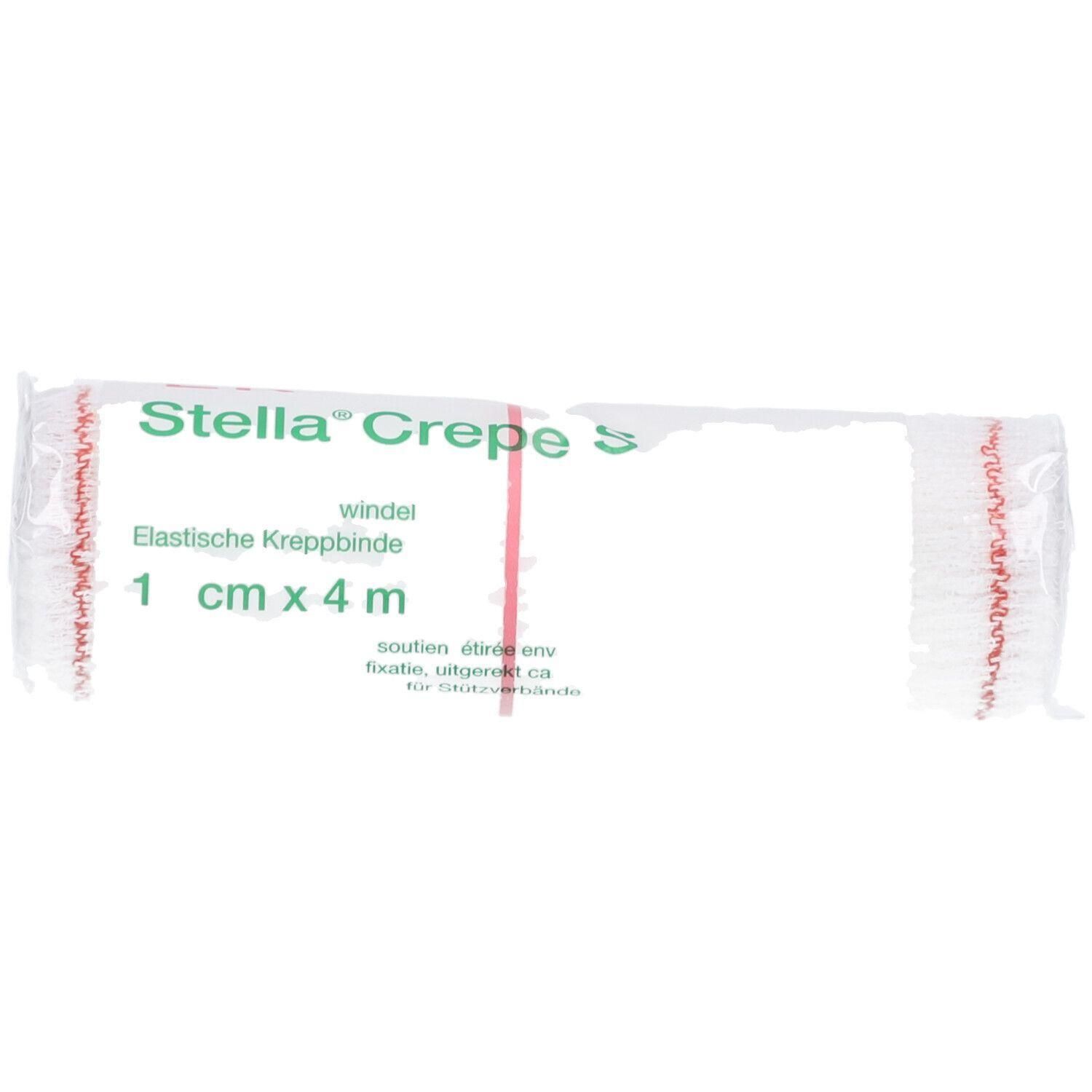 Bande de crêpe élastique, 1 cm x 4 m.