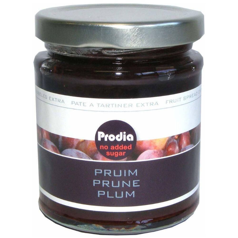 Pot de purée de pruneaux, sans sucres ajoutés.