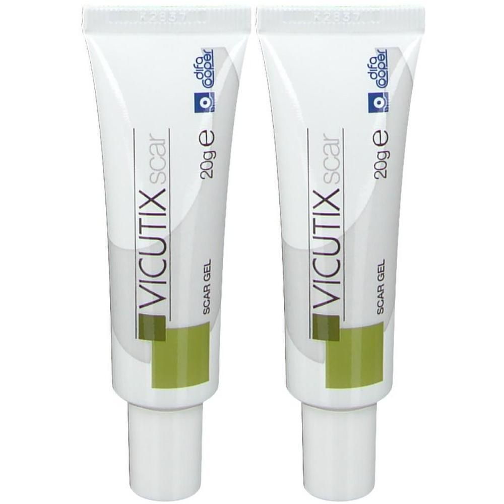 Twee tubes Vicutix Littekengel, elk 20g.