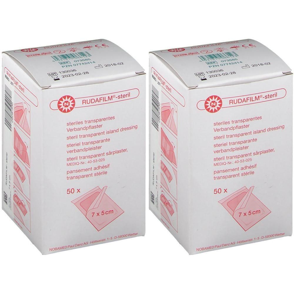 Noba Rudafilm® Steriel Transparant 7 cm x 5 cm 9280321
