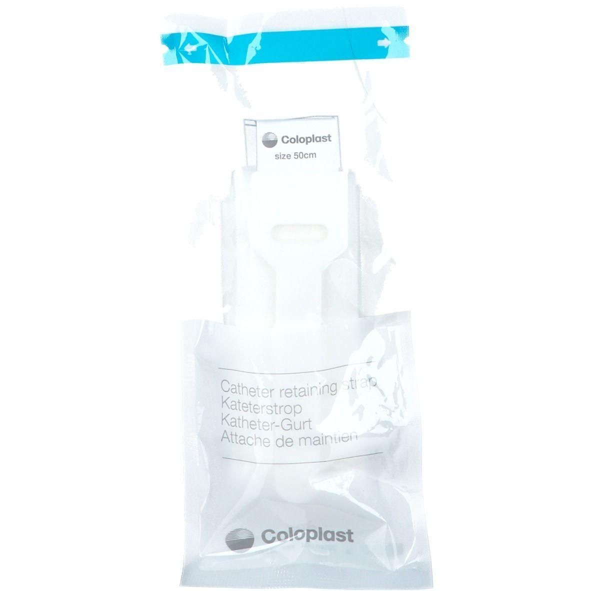 Coloplast Katheterstrop, maat 50cm, in verpakking.