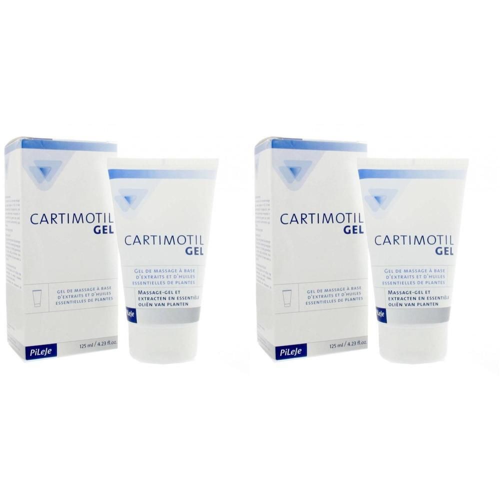 Deux tubes et boîtes de Cartimotil Gel.