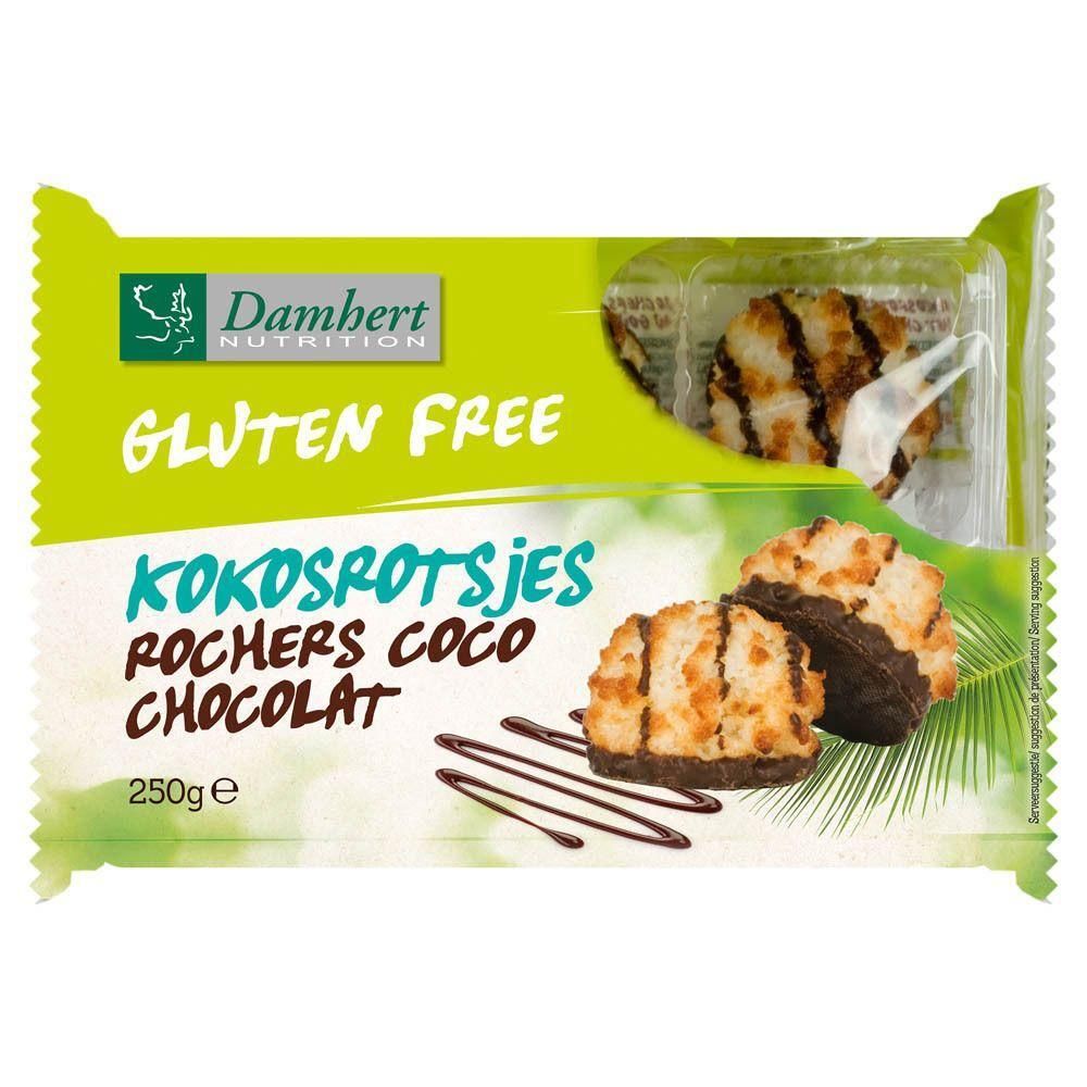 Rochers Coco au Chocolat sans gluten de Damhert Nutrition.