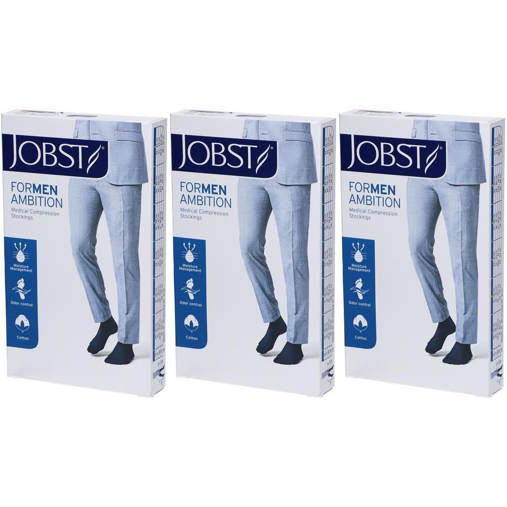 JOBST For Men Ambition Kniekous Compressieklasse 2 AD Navy Large