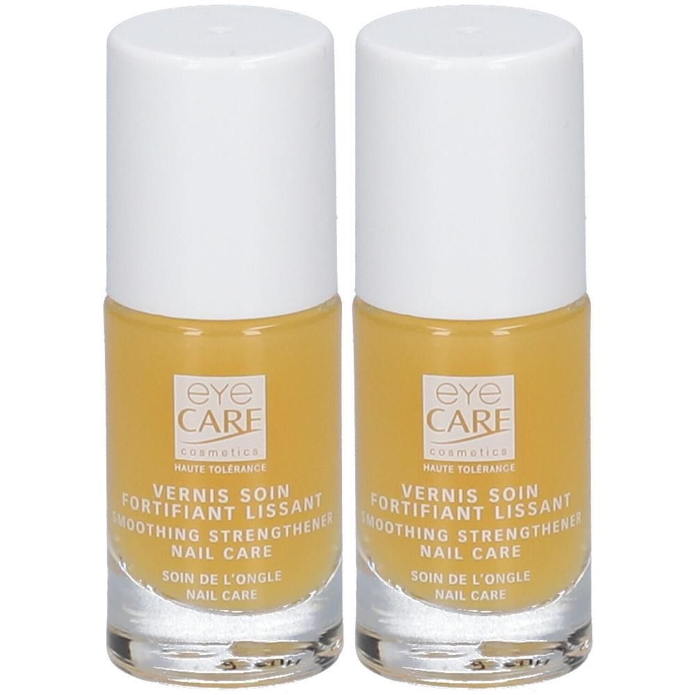 Twee flesjes Eye Care Vernis Soin Fortifiant Lissant nagellak.