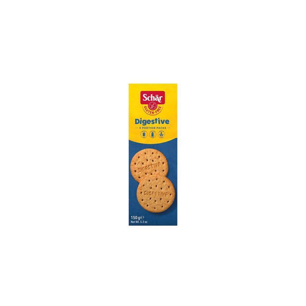 Biscuits digestifs Schär sans gluten, 2 sachets portion.