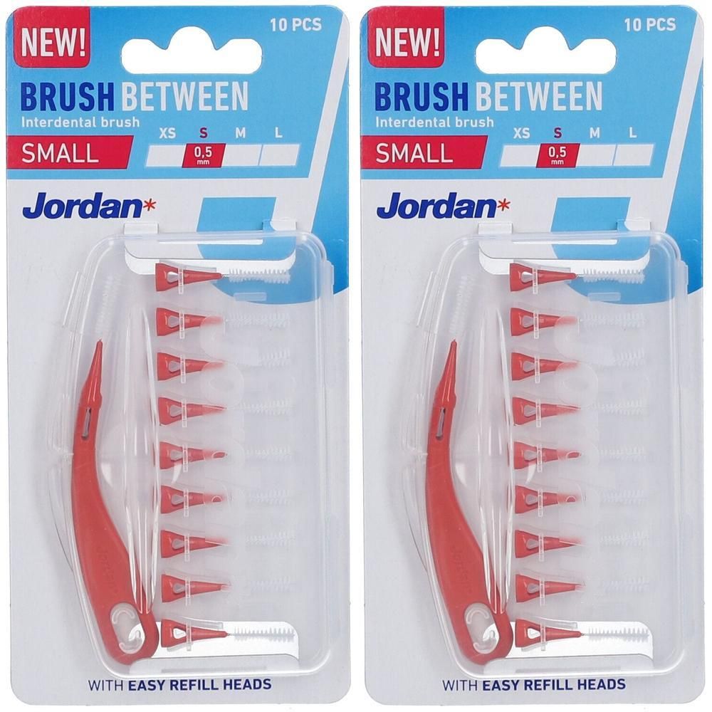 Jordan CLINIC Interdentale borsteltjes, Maat S (0,5 mm), 10 stuks in blister.