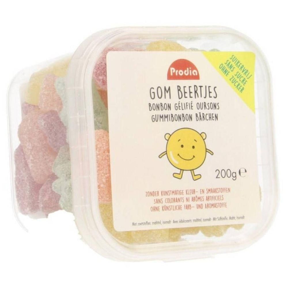 Bonbons gélifiés oursons dans un bol en plastique, 200g.