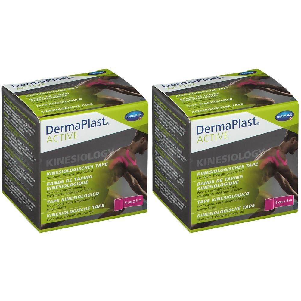 Hartmann Dermaplast Active Kinesio Tape Roze 5cm x 5m 5220420