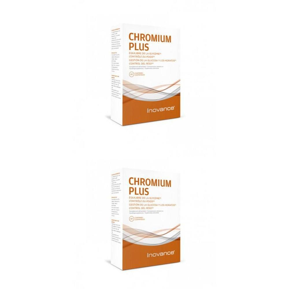 Inovance Chromium Plus verpakking met productinformatie en merknaam.