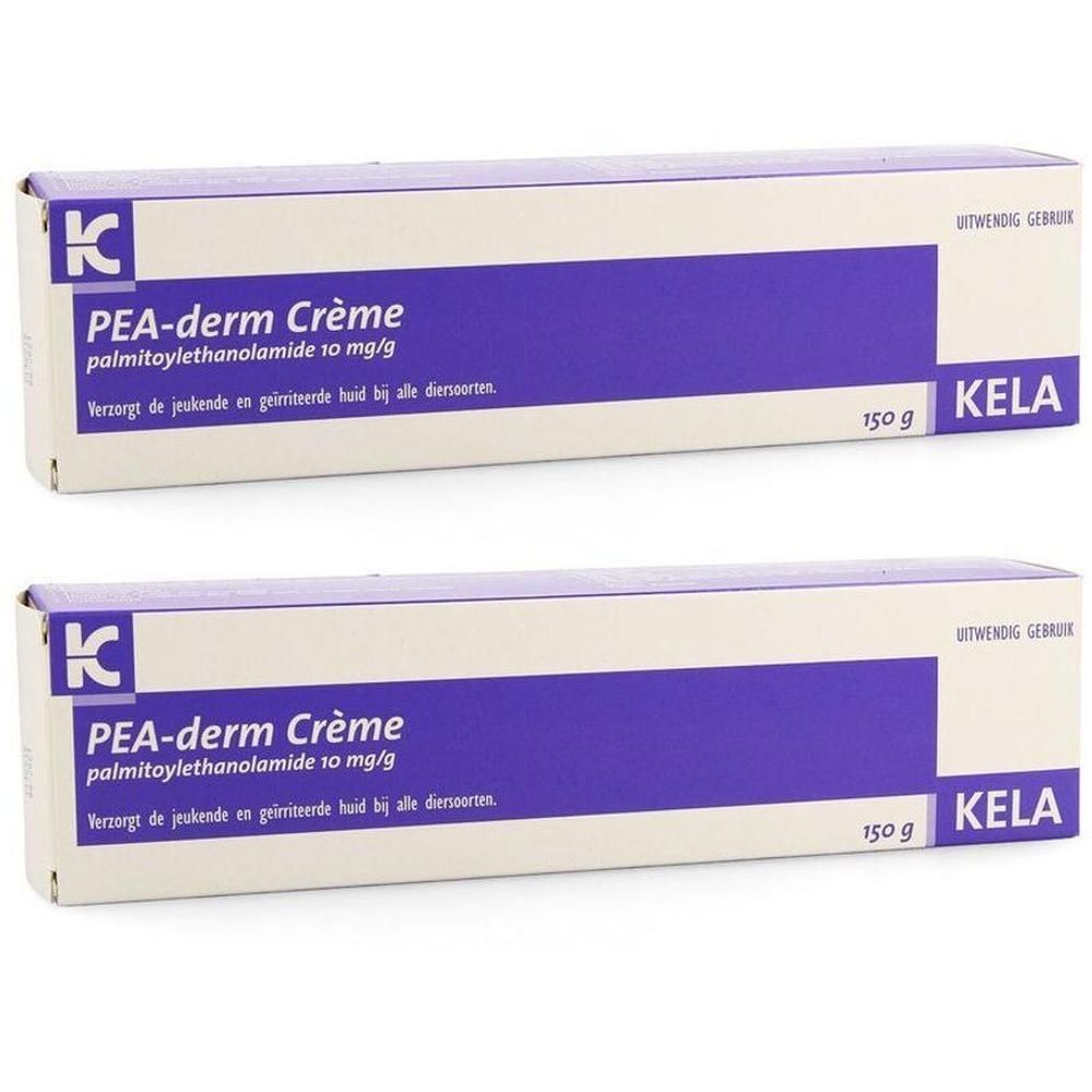 Twee verpakkingen KELA PEA-derm Crème, 150g.