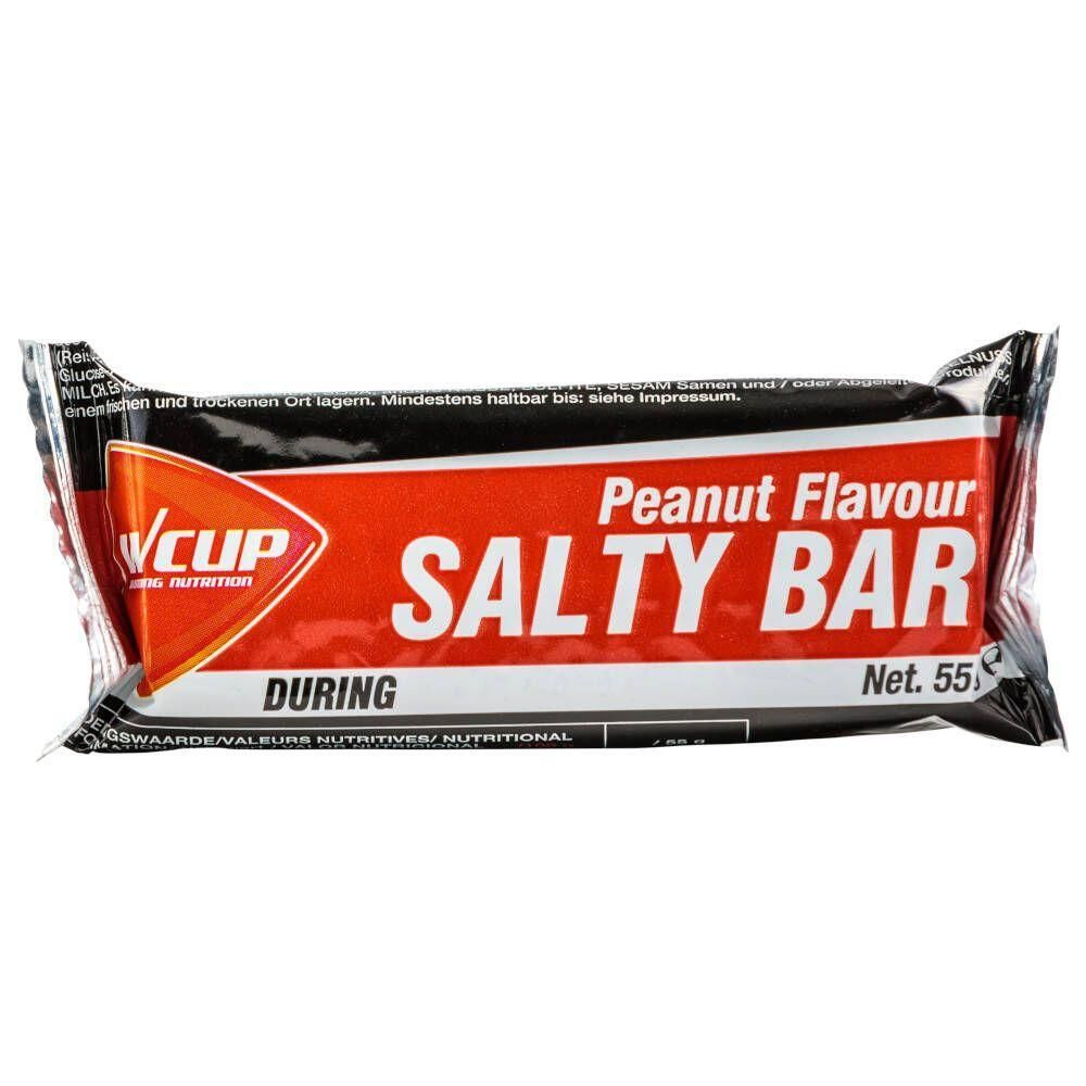 Verpakking van een WCUP Salty Bar Pinda smaak.
