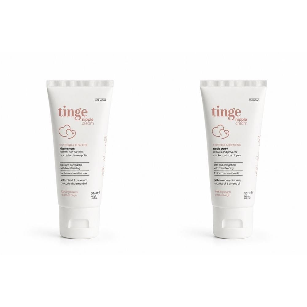 Tinge for Moms Verzachtende Tepelcrème | Lanolinevrij | Parfumvrij | Voor Borstvoeding
