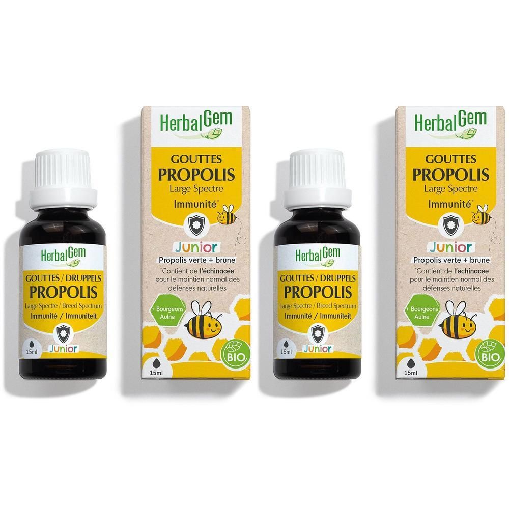 HerbalGem Propolis Junior Bio Gouttes