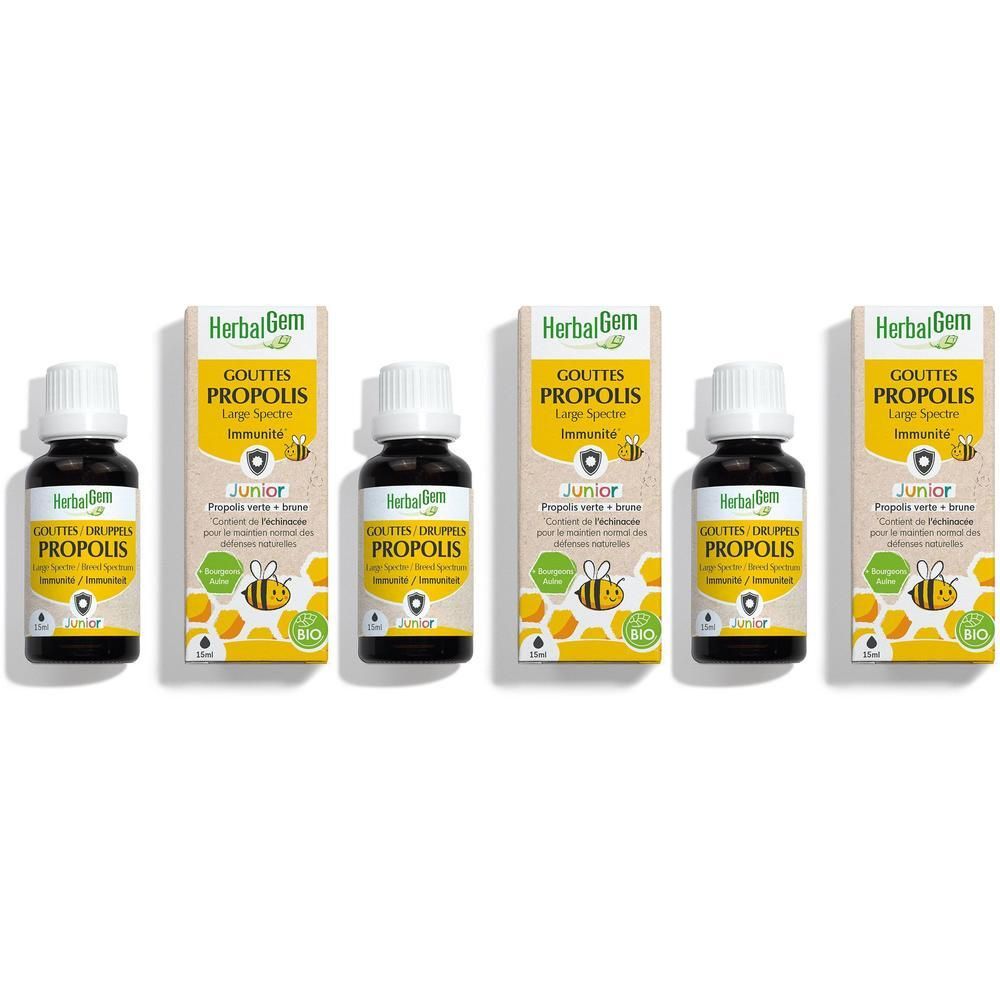 HerbalGem Propolis Junior Bio Gouttes
