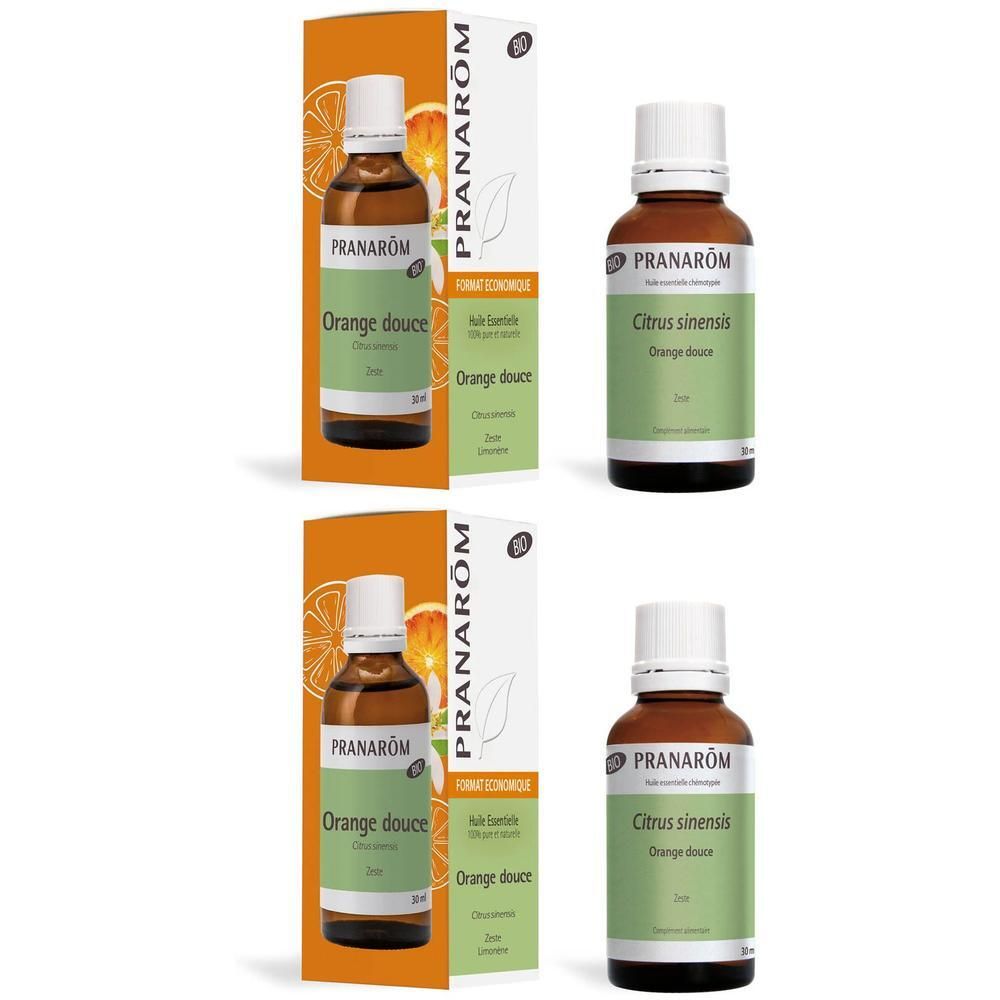 Pranarôm Huile Essentielle Zeste Orange Douce Bio