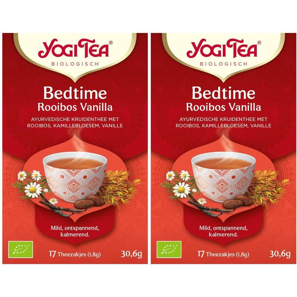 Yogi Tea® Bedtime Rooibos Vanille, 17 theezakjes.