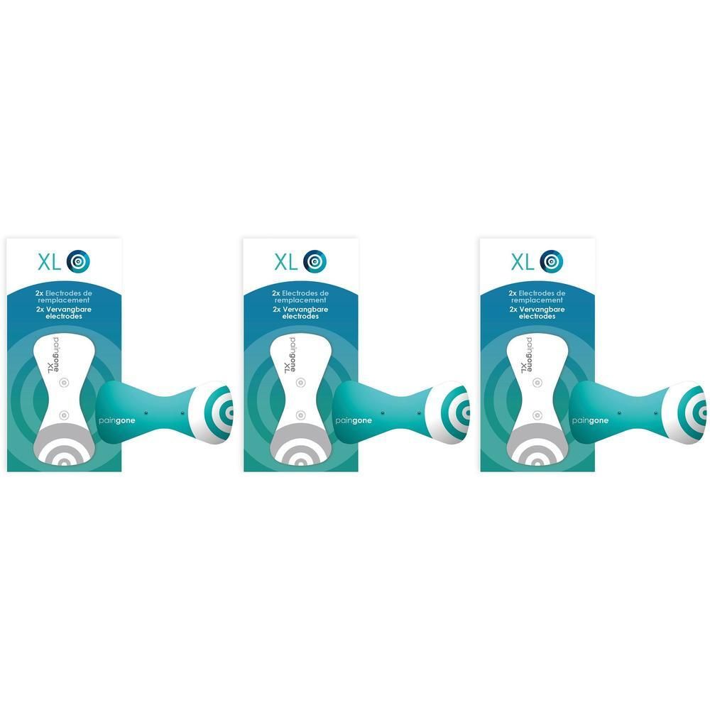 Trois paquets d'électrodes de remplacement pour Paingone XL.