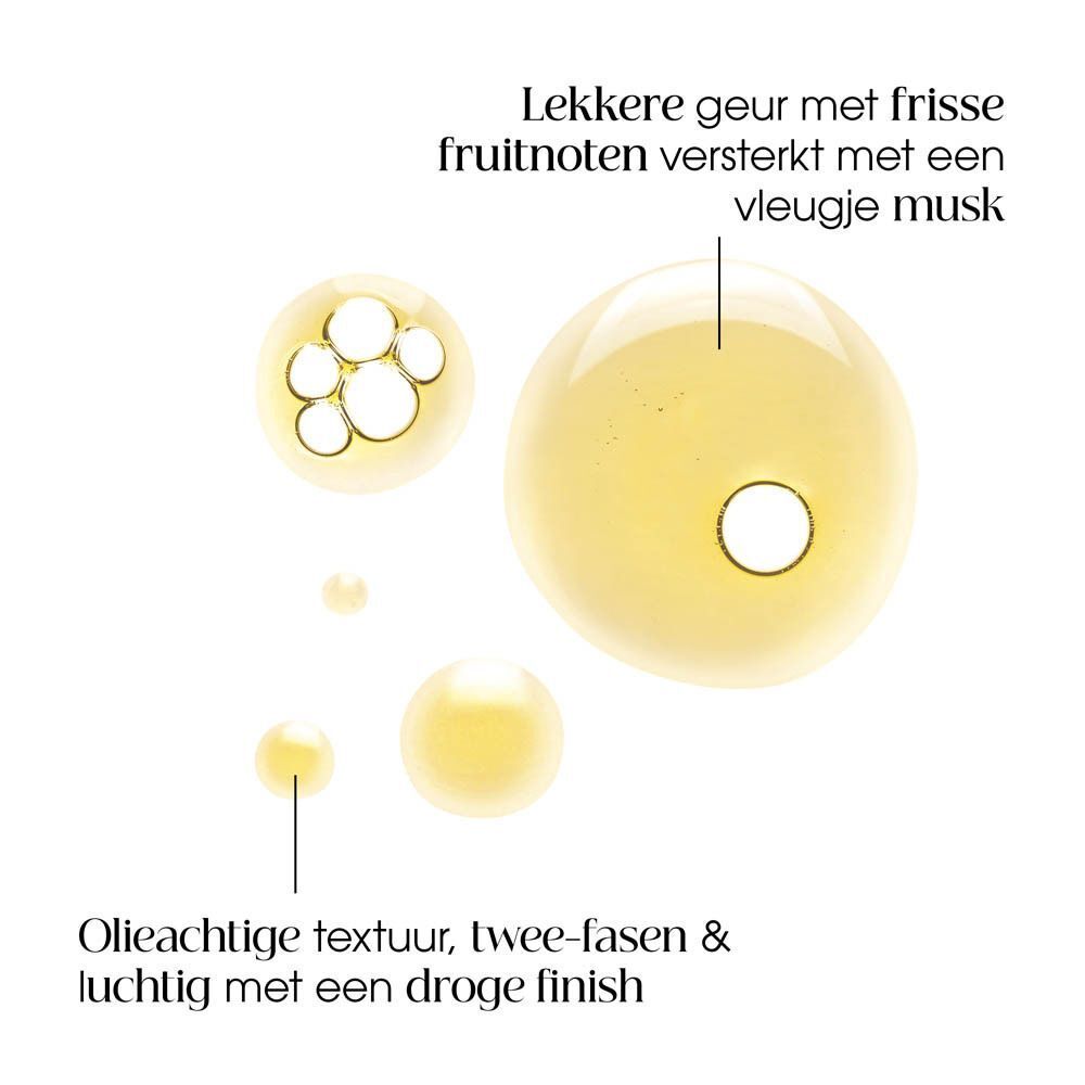 Drie Klorane haarolie flacons met mangoboter, 100ml.
