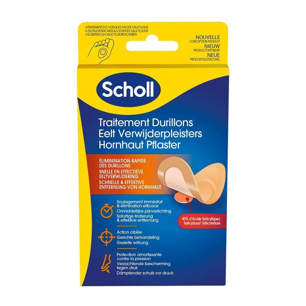 Scholl Traitement Durillons: pansements pour l'élimination rapide et efficace des durillons.
