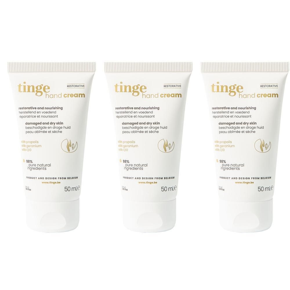 Tinge Crème Mains Réparatrice & Nourrissante | Contre les Mains Sèches & Gerçures | Réparatrice & Protectrice