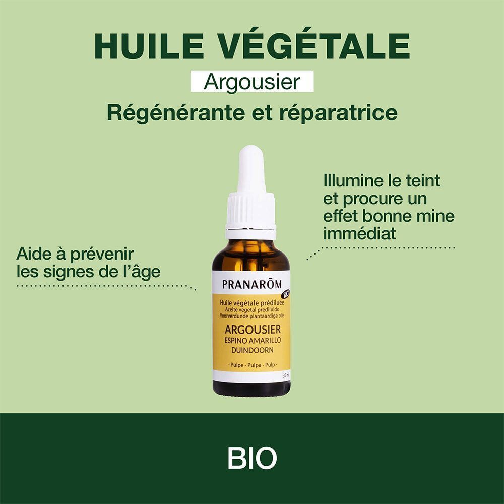 Pranarôm Huile Végétale Argousier Bio