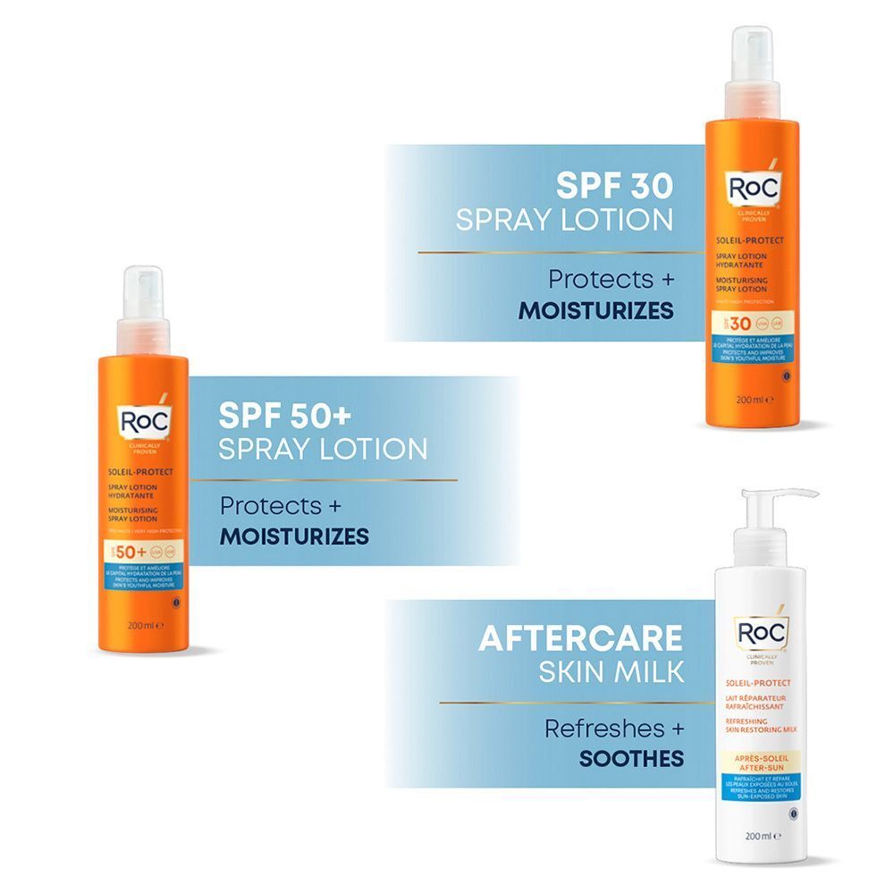 RoC Soleil-Protect Spray Lotion Hydratante SPF30