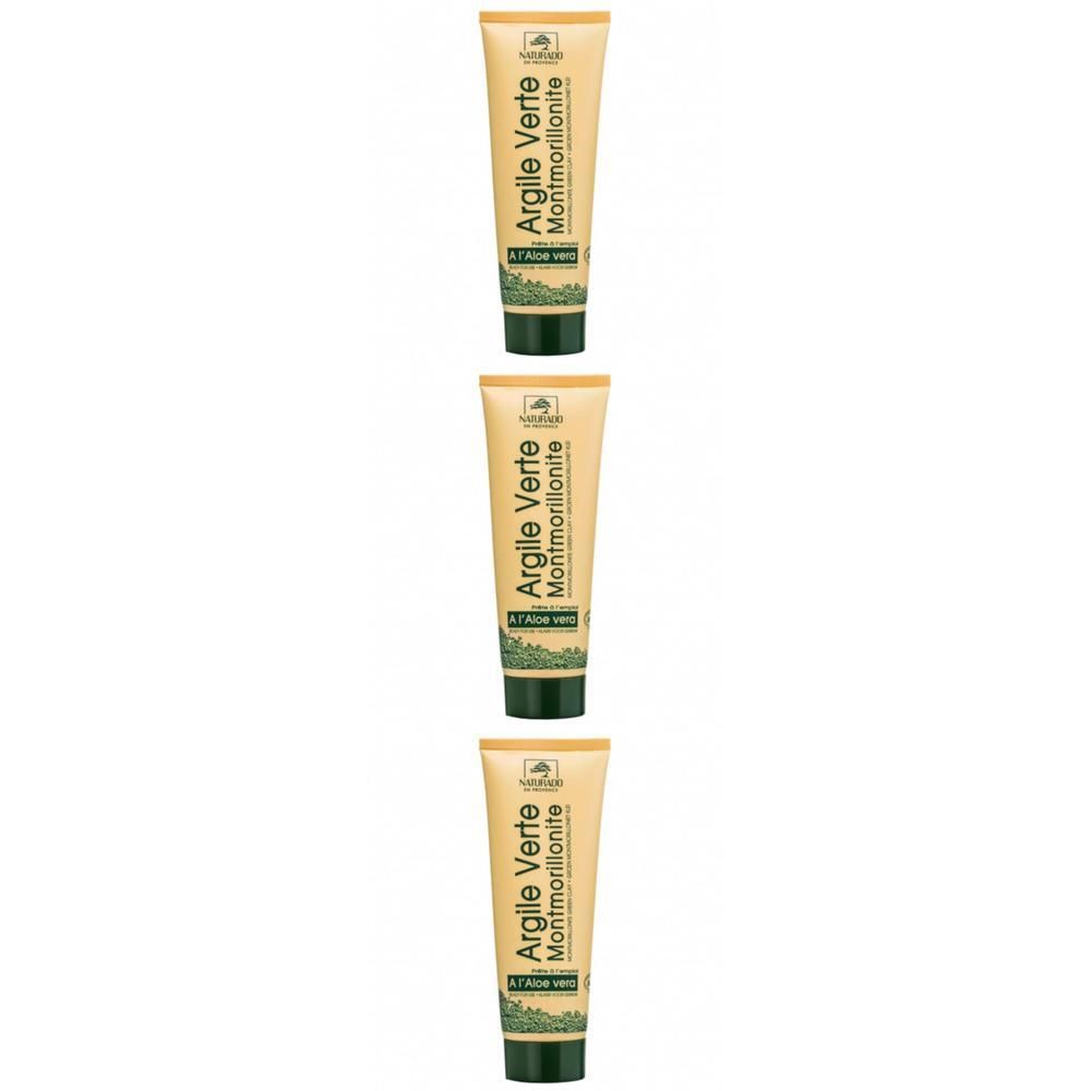 Deux tubes d'Argile Verte Montmorillonite à l'Aloe Vera.
