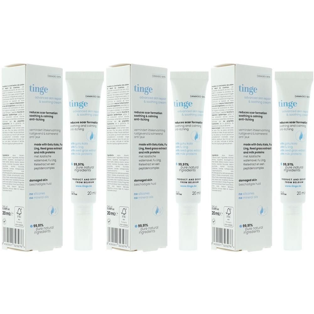 Tinge Advanced Skin Repair | Littekencrème | Herstellend & Verzachtend | Tegen Jeuk | Beschadigde Huid