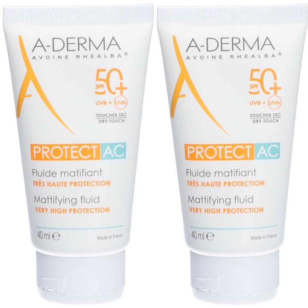 Twee A-Derma Protect AC Fluide Matifiant SPF50+ tubes, 40ml.