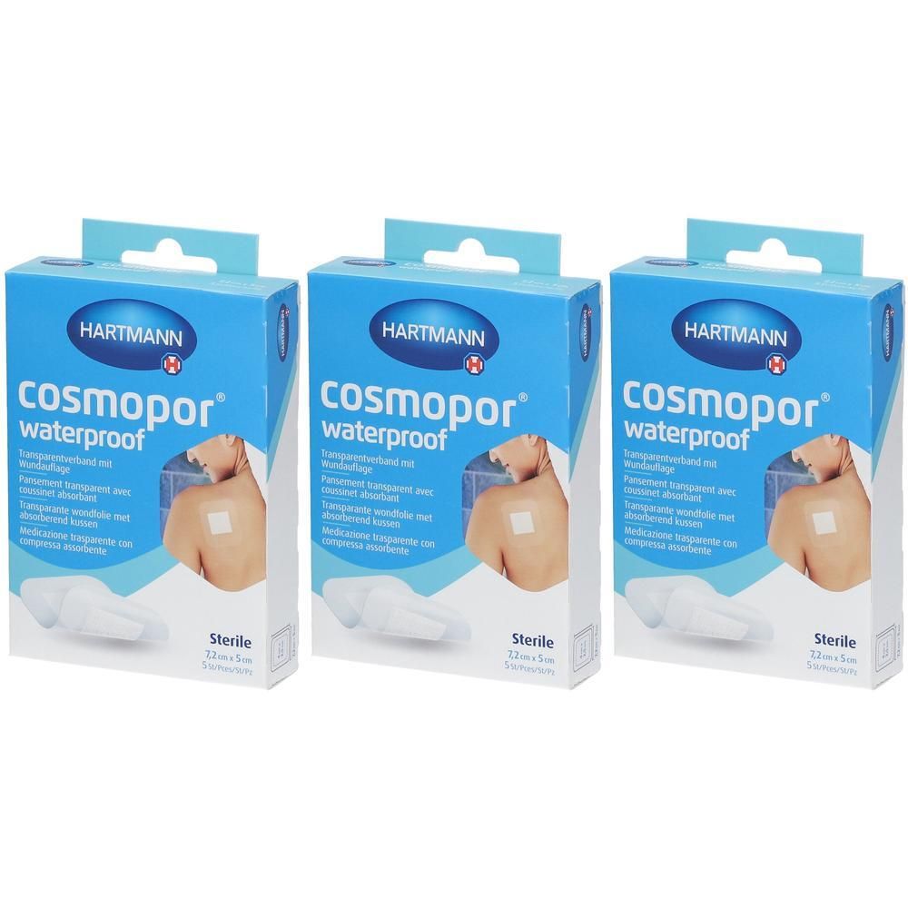 Hartmann Cosmopor®  Waterproof Wondfolie 7,2 cm x 5 cm 901980