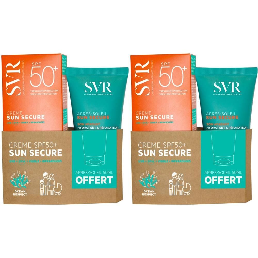 SVR Sun Secure Crème SPF50+ Aftersun GRATUIT