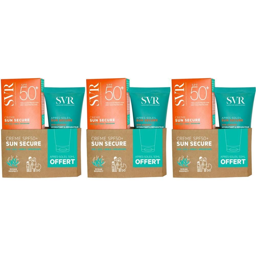 SVR Sun Secure Crème SPF50+ Aftersun GRATUIT