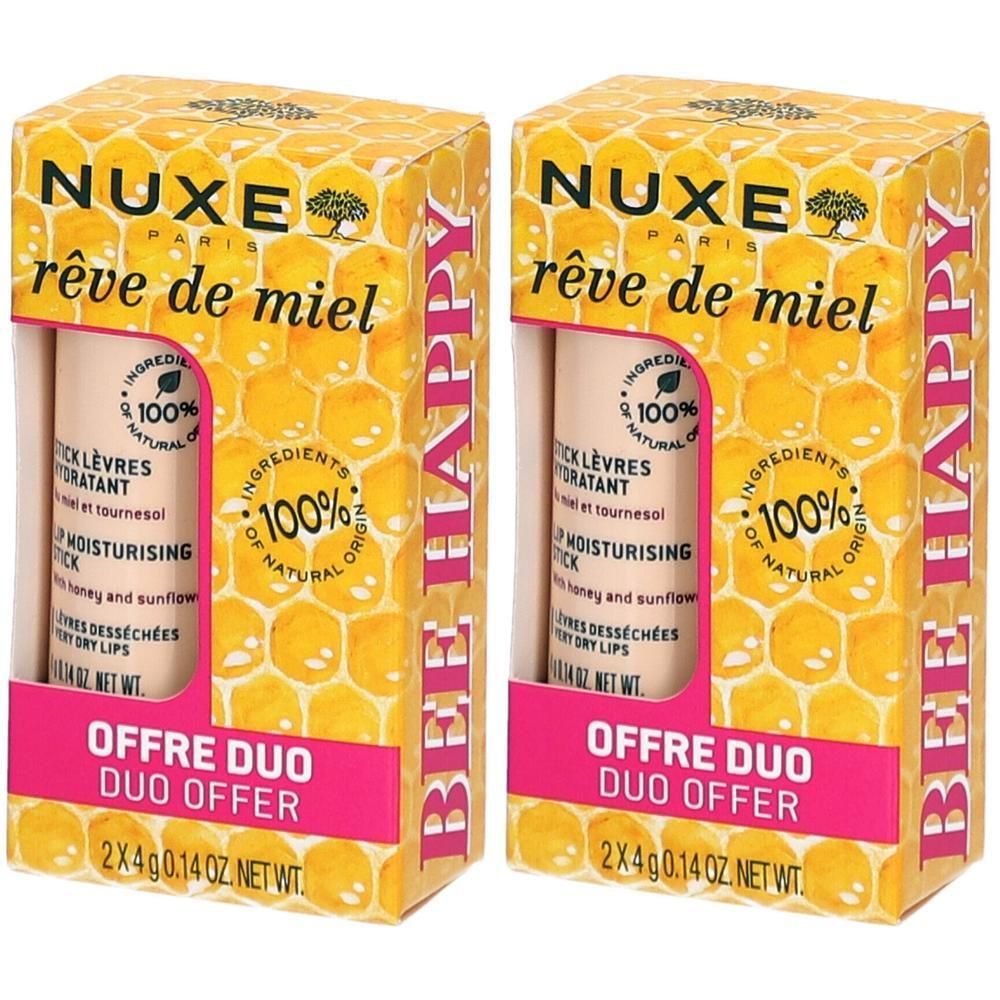Nuxe Rêve de Miel Stick Lèvres Hydratant DUO